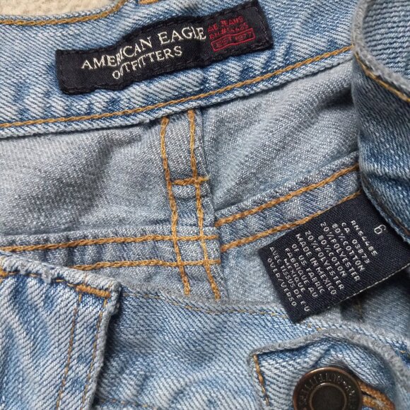 American Eagle y2k Flare Jeans Size 6 - Picture 3 of 3